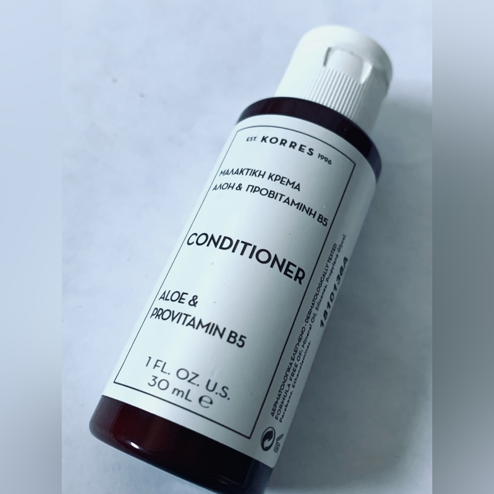 Korres Conditioner 1oz Greece aloe and pro vitamin b5